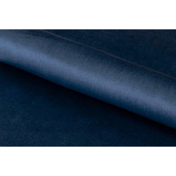 Actona Demina krzesło welurowe granatowe do jadalni na czarnych nogach ( Rozmiar: uniwersalny )