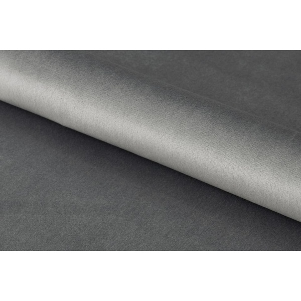 Actona Dia szare krzesło welurowe do jadalni nowoczesne na czarnych nogach ( Rozmiar: uniwersalny )