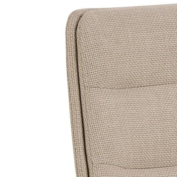 Krzesło Adisa beżowe obrotowe nowoczesne do jadalni i salonu ( Rozmiar: uniwersalny )