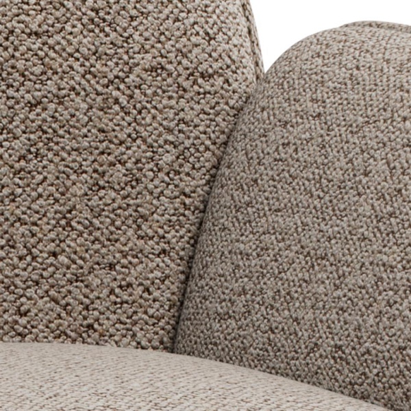 Krzesło Glenda beżowe obrotowe tapicerowane do jadalni z podłokietnikami ( Rozmiar: uniwersalny )