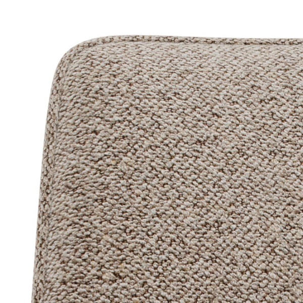 Krzesło Glenda beżowe obrotowe tapicerowane do jadalni z podłokietnikami ( Rozmiar: uniwersalny )