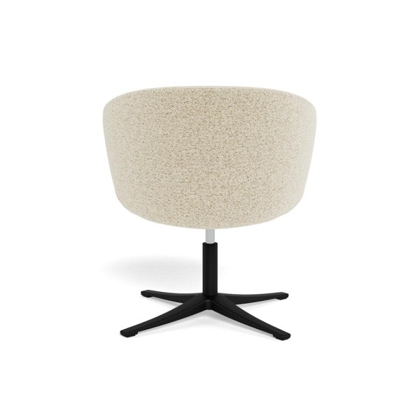 Fotel kubełkowy Ella obrotowy beżowy do salonu i jadalni nowoczesny ( Rozmiar: uniwersalny )