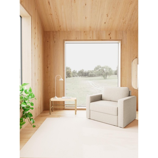 Fotel rozkładany do spania Fleury beżowy aksamitny do salonu ( Rozmiar: uniwersalny )