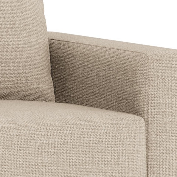 Fotel rozkładany do spania Fleury beżowy aksamitny do salonu ( Rozmiar: uniwersalny )