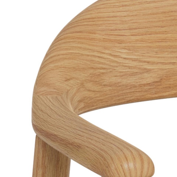 Actona Addi krzesło do jadalni skandynawskie szare z podłokietnikami ( Rozmiar: uniwersalny )