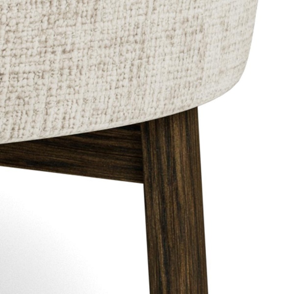 Fotel wypoczynkowy Darlene beżowy aksamitny do salonu skandynawski ( Rozmiar: uniwersalny )