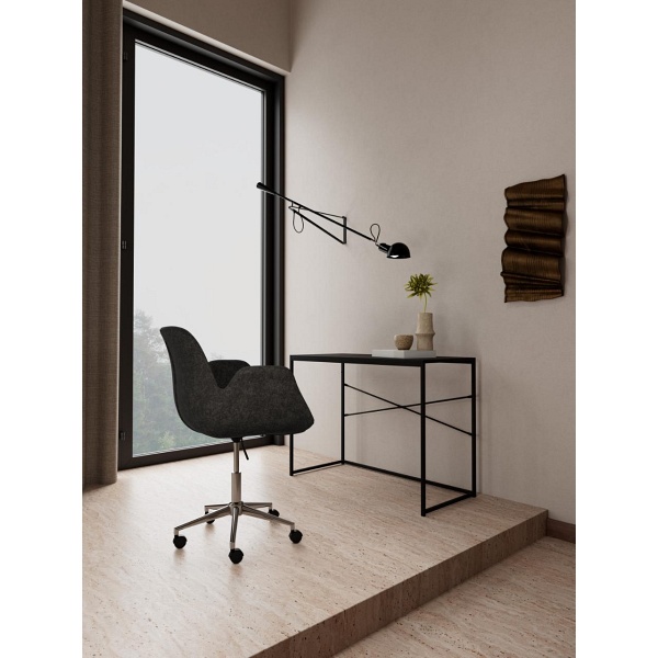 Fotel biurowy Beth beżowy obrotowy z podłokietnikami do biurka ( Rozmiar: uniwersalny )