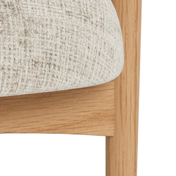 Fotel wypoczynkowy Auckland beżowy skandynawski aksamitny do salonu ( Rozmiar: uniwersalny )