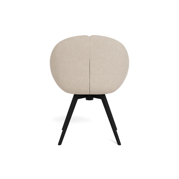 Krzesło Tenna beżowe tapicerowane obrotowe do jadalni i salonu ( Rozmiar: uniwersalny )