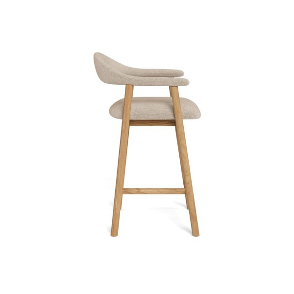 Hoker Addi skandynawski z podłokietnikami piaskowy dąb do kuchni ( Rozmiar: uniwersalny )