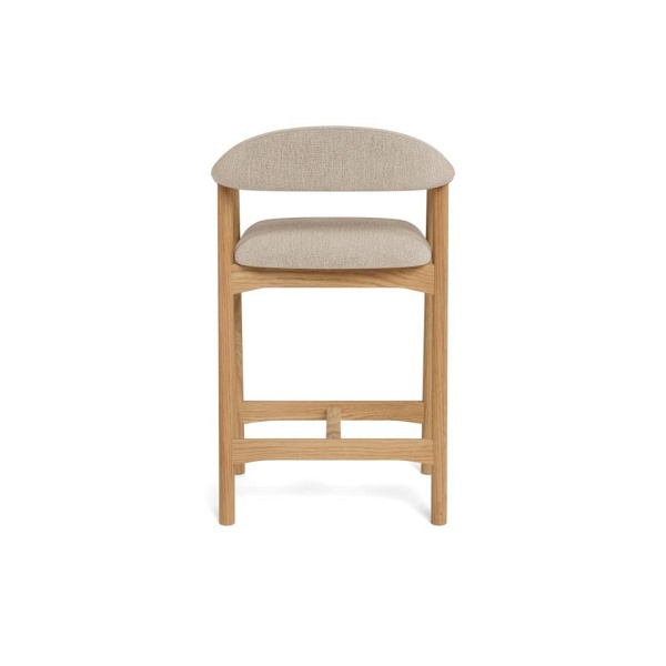 Hoker Addi skandynawski z podłokietnikami piaskowy dąb do kuchni ( Rozmiar: uniwersalny )