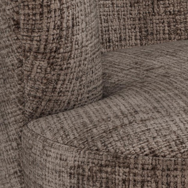 Fotel wypoczynkowy Darlene brązowy aksamitny do salonu skandynawski ( Rozmiar: uniwersalny )