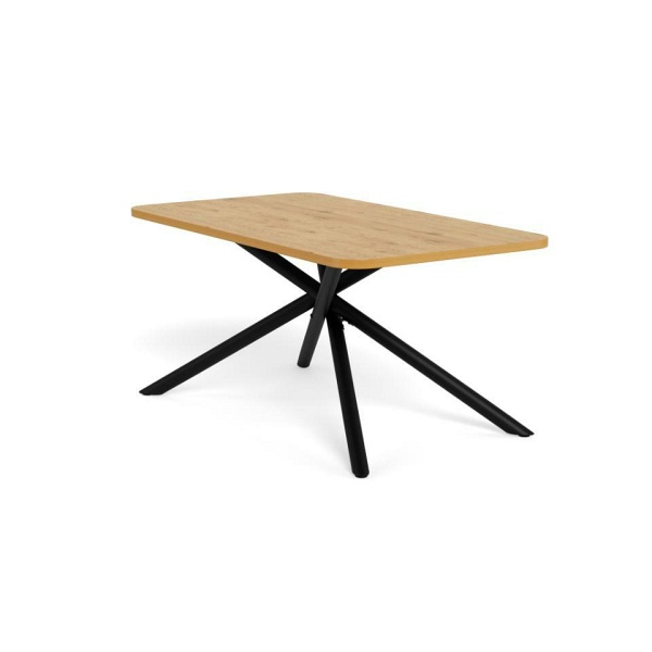 Stół Levanto 160x90 dąb do jadalni nowoczesny loftowy Actona ( Rozmiar: uniwersalny )