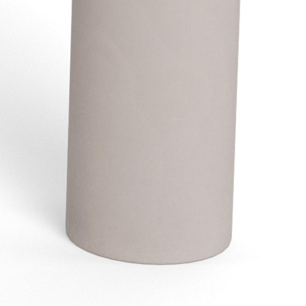 Stół okrągły Magee 120 cm szary nowoczesny do jadalni i salonu ( Rozmiar: uniwersalny )