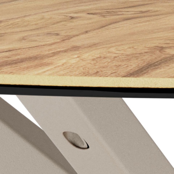 Stolik kawowy Heaven okrągły 82 cm do salonu dąb naturalny ( Rozmiar: uniwersalny )