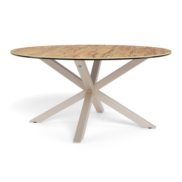 Stolik kawowy Heaven okrągły 82 cm do salonu dąb naturalny ( Rozmiar: uniwersalny )