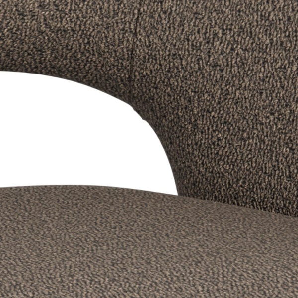 Krzesło Tori Actona tapicerowane do jadalni z podłokietnikami taupe ( Rozmiar: uniwersalny )