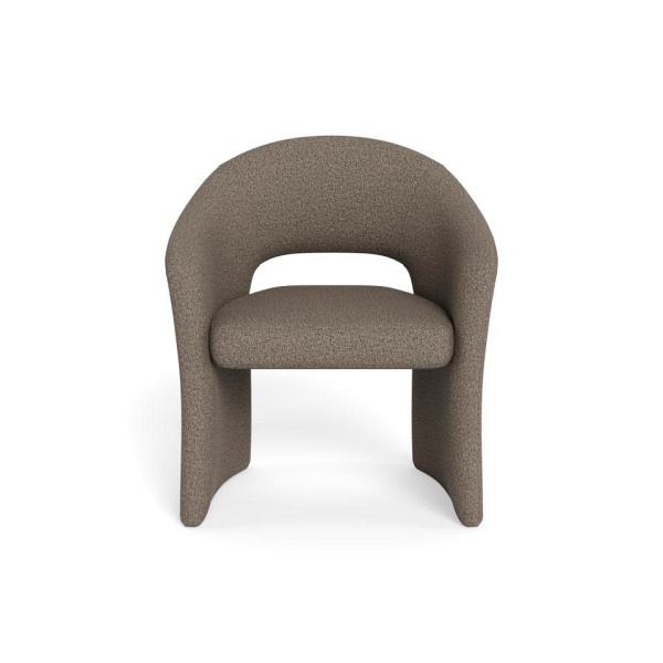 Krzesło Tori Actona tapicerowane do jadalni z podłokietnikami taupe ( Rozmiar: uniwersalny )