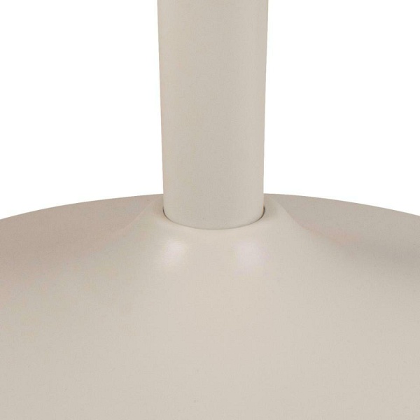 Stolik kawowy Malta okrągły 60 cm beżowy ceramiczny nowoczesny ( Rozmiar: uniwersalny )