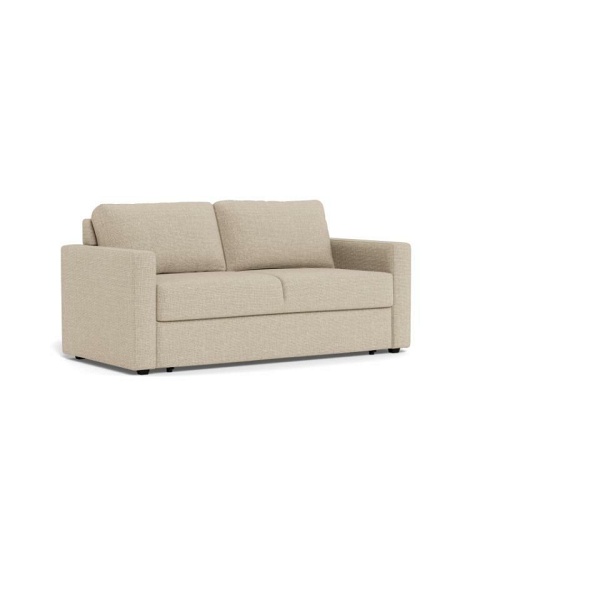Sofa z funkcją spania Fleury beżowa dwuosobowa do salonu Actona ( Rozmiar: uniwersalny )