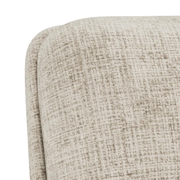 Fotel kubełkowy Suton rozkładany z podnóżkiem beżowy aksamit do salonu ( Rozmiar: uniwersalny )