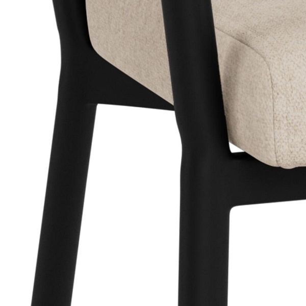 Krzesło tapicerowane Vivi Actona do jadalni z podłokietnikami beżowe ( Rozmiar: uniwersalny )