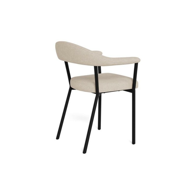 Krzesło tapicerowane Vivi Actona do jadalni z podłokietnikami beżowe ( Rozmiar: uniwersalny )