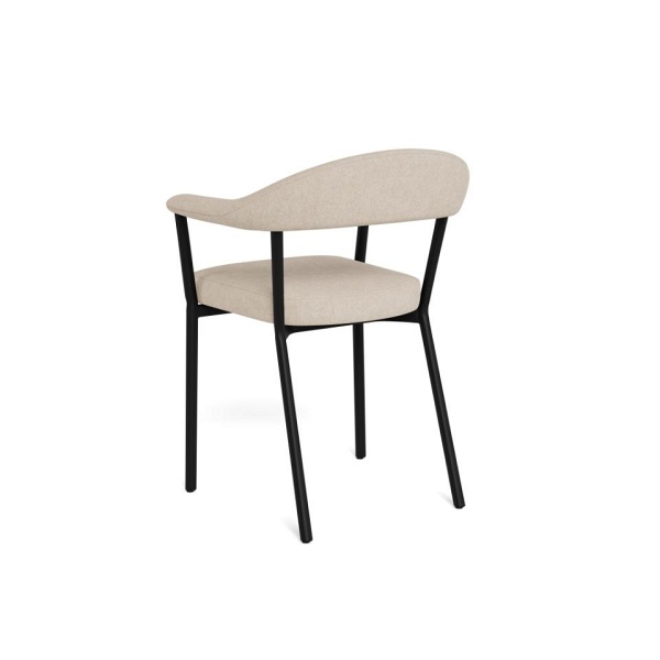 Krzesło tapicerowane Vivi Actona do jadalni z podłokietnikami beżowe ( Rozmiar: uniwersalny )