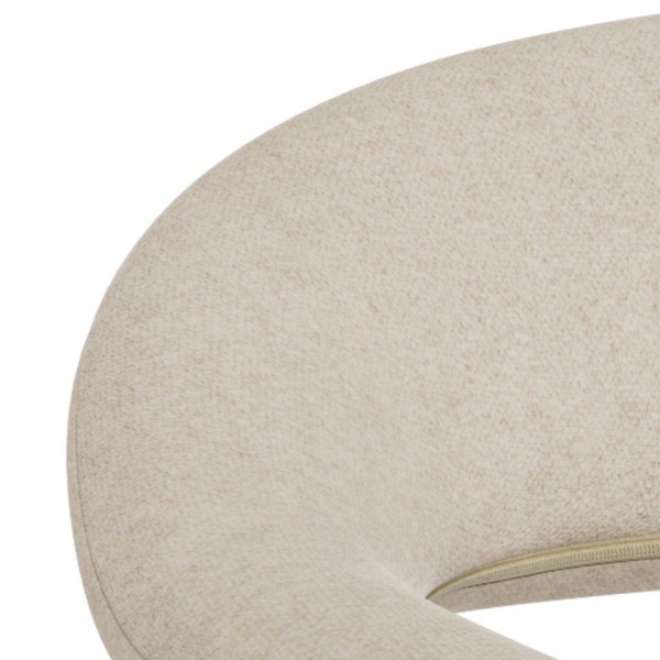 Krzesło tapicerowane Vivi Actona do jadalni z podłokietnikami beżowe ( Rozmiar: uniwersalny )