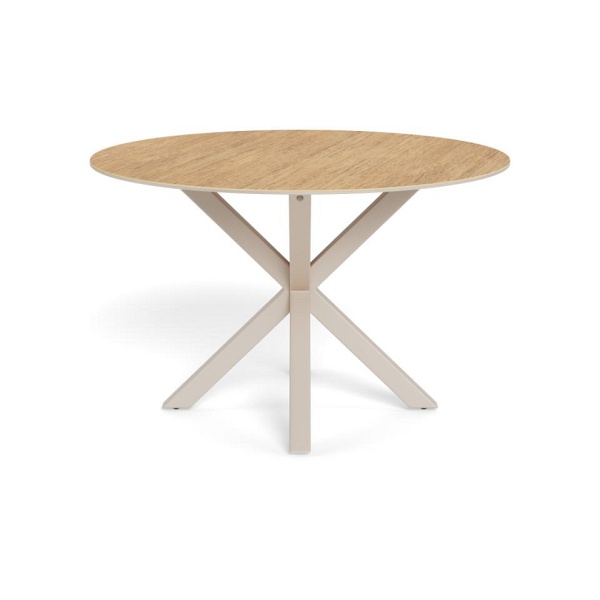 Stół okrągły Heaven 119 cm do jadalni ceramika dąb kaszmir nowoczesny ( Rozmiar: uniwersalny )