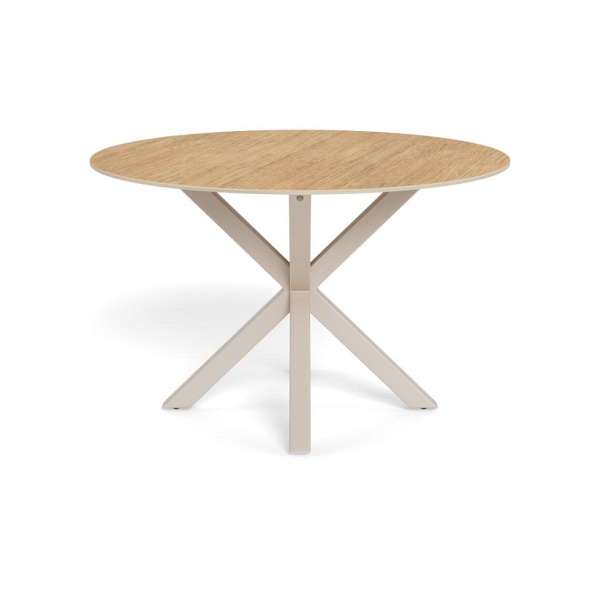 Stół okrągły Heaven 119 cm do jadalni ceramika dąb kaszmir nowoczesny ( Rozmiar: uniwersalny )