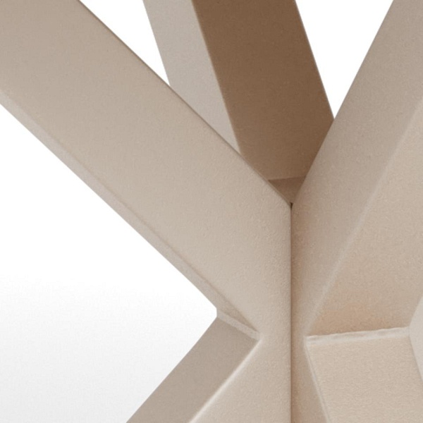 Stół okrągły Heaven 119 cm do jadalni ceramika dąb kaszmir nowoczesny ( Rozmiar: uniwersalny )