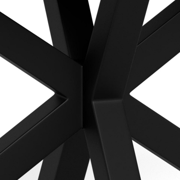 Stół Heaven 135x80 nowoczesny do jadalni ceramika dąb na czarnych nogach ( Rozmiar: uniwersalny )