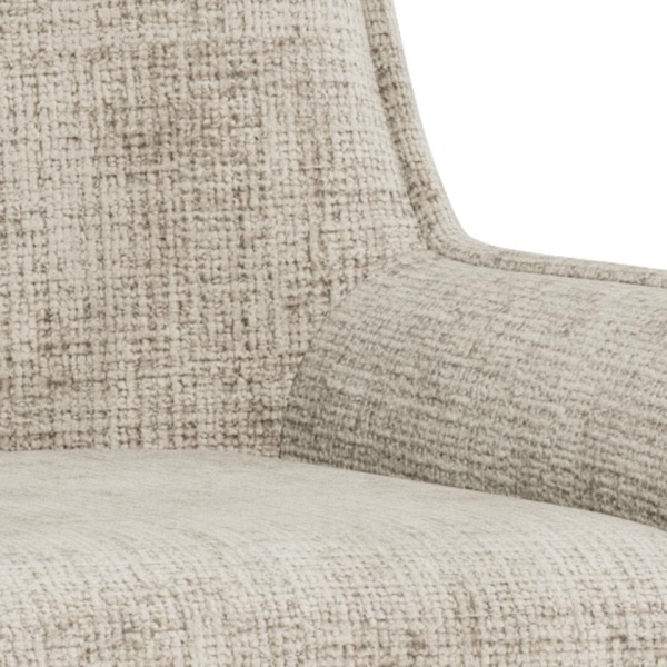 Hoker Eddie beżowy obrotowy z podłokietnikami do kuchni regulowany ( Rozmiar: uniwersalny )