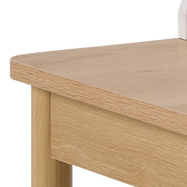 Biurko Alpena dąb skandynawskie nowoczesne z szufladą 110 cm ( Rozmiar: uniwersalny )