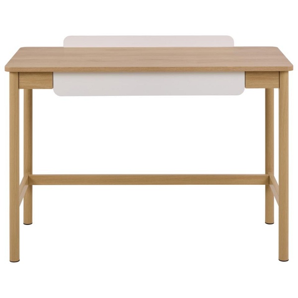 Biurko Alpena dąb skandynawskie nowoczesne z szufladą 110 cm ( Rozmiar: uniwersalny )