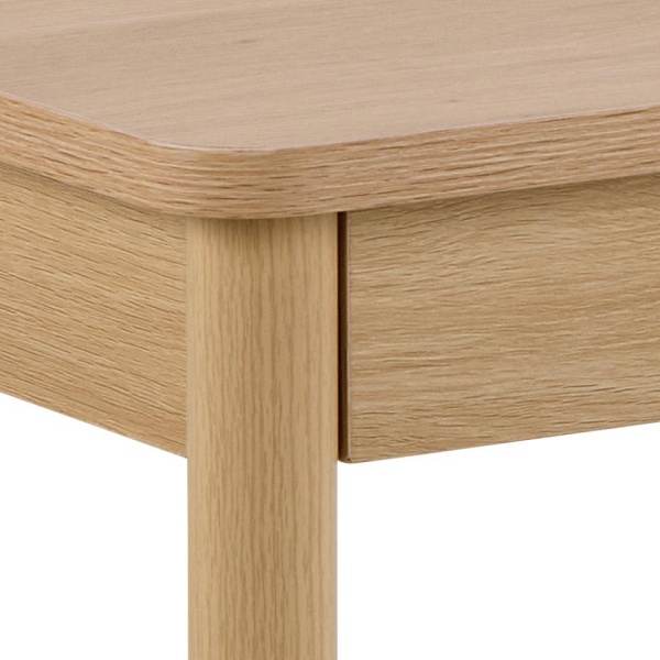 Biurko Alpena dąb skandynawskie nowoczesne z szufladą 110 cm ( Rozmiar: uniwersalny )