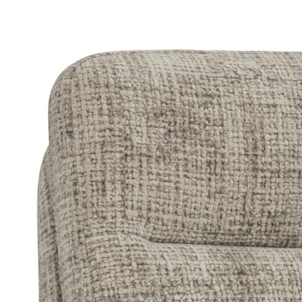 Actona Roger szare krzesło obrotowe tapicerowane do jadalni z podłokietnikami ( Rozmiar: uniwersalny )