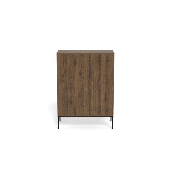 Komoda Palmdale dąb dymiony z szufladami na nóżkach do salonu ( Rozmiar: uniwersalny )