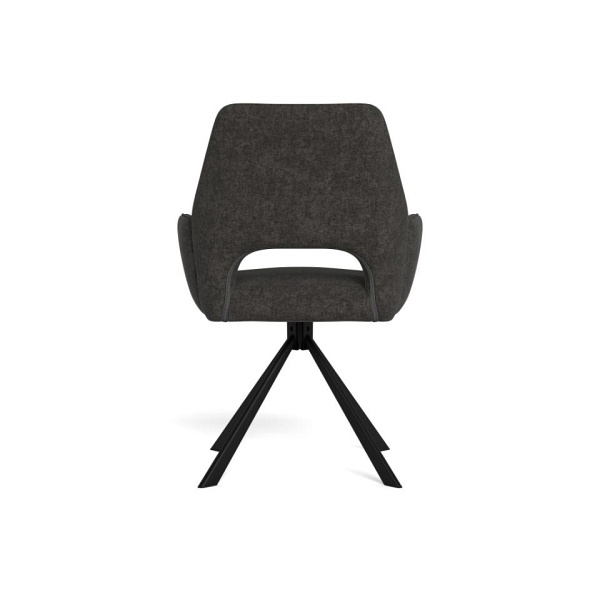 Krzesło Graham Actona tapicerowane obrotowe szare do jadalni i salonu ( Rozmiar: uniwersalny )