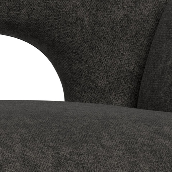 Krzesło Graham Actona tapicerowane obrotowe szare do jadalni i salonu ( Rozmiar: uniwersalny )