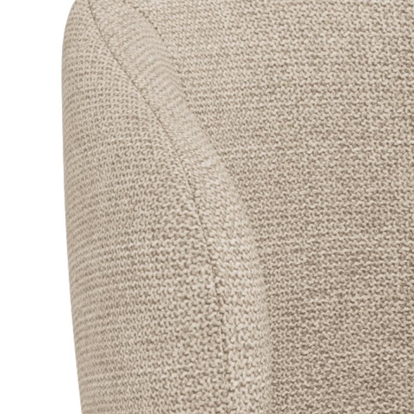 Hoker Eleanor One beżowy tapicerowany do kuchni regulowany obrotowy ( Rozmiar: uniwersalny )