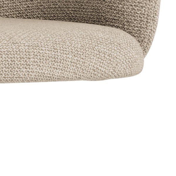 Hoker Eleanor One beżowy tapicerowany do kuchni regulowany obrotowy ( Rozmiar: uniwersalny )