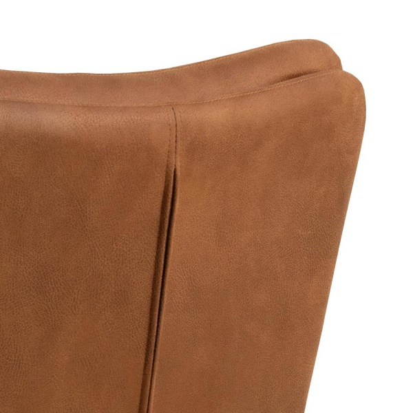 Actona Grafton krzesło obrotowe do jadalni brązowe loftowe ( Rozmiar: uniwersalny )