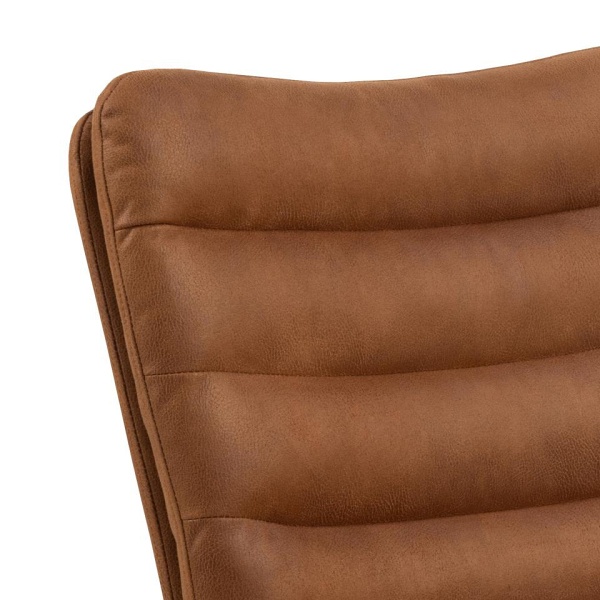 Actona Grafton krzesło obrotowe do jadalni brązowe loftowe ( Rozmiar: uniwersalny )