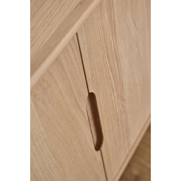 Komoda Marte Actona skandynawska dębowa biała olejowana 180 cm do salonu ( Rozmiar: uniwersalny )