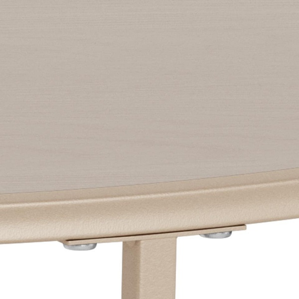 Seaford stolik kawowy okrągły szary nowoczesny metalowy 80 cm ( Rozmiar: uniwersalny )