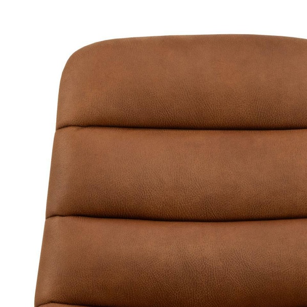 Krzesło Milford Actona obrotowe tapicerowane brązowe do jadalni ( Rozmiar: uniwersalny )