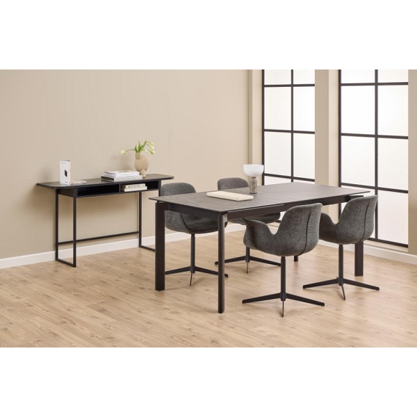 Stół rozkładany Palermo czarny ceramika do jadalni i salonu 180-240 ( Rozmiar: uniwersalny )