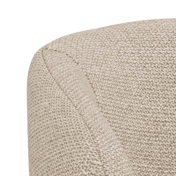 Fotel biurowy Eleanor beżowy obrotowy z podłokietnikami do biurka ( Rozmiar: uniwersalny )